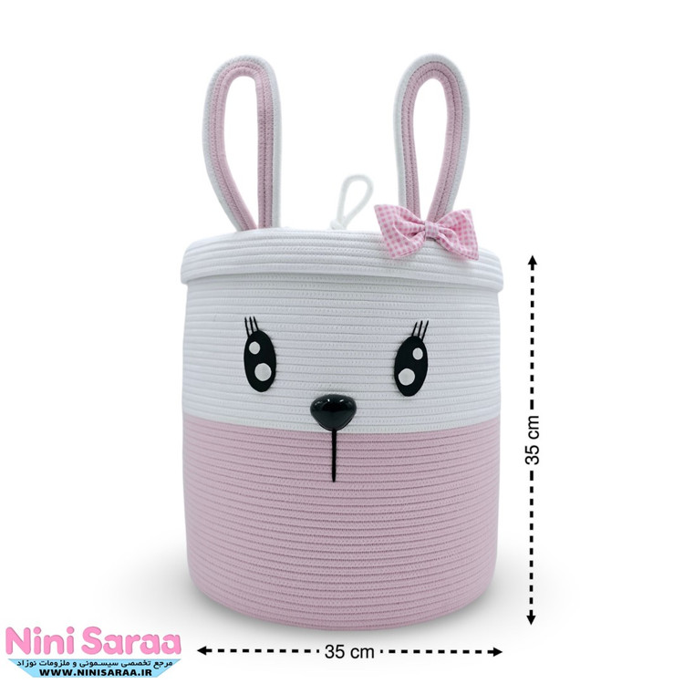 خرید آنلاین سبد وسایل نوزاد صورتی دخترانه