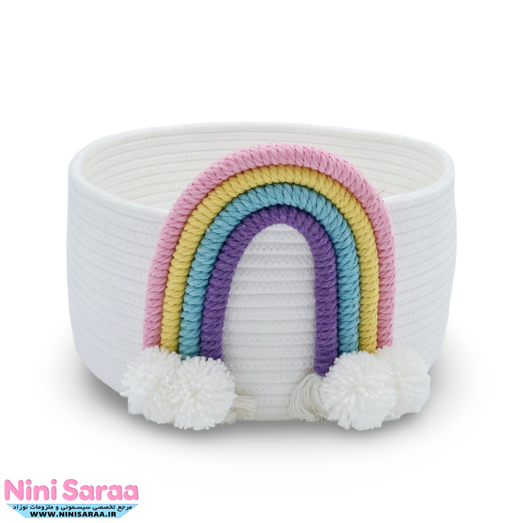 خرید سبد نظم دهنده عروسکی رنگین کمان