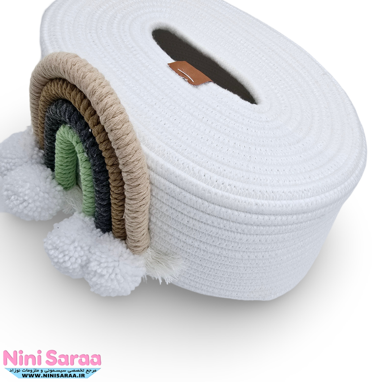 خرید سطل اتاق نوزاد رنگین کمان