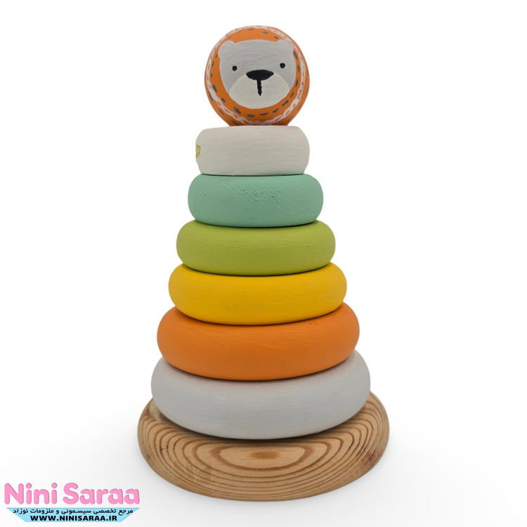 خرید برج هوش چوبی نوزاد
