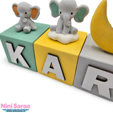 خرید حروف اسم نوزاد چوبی