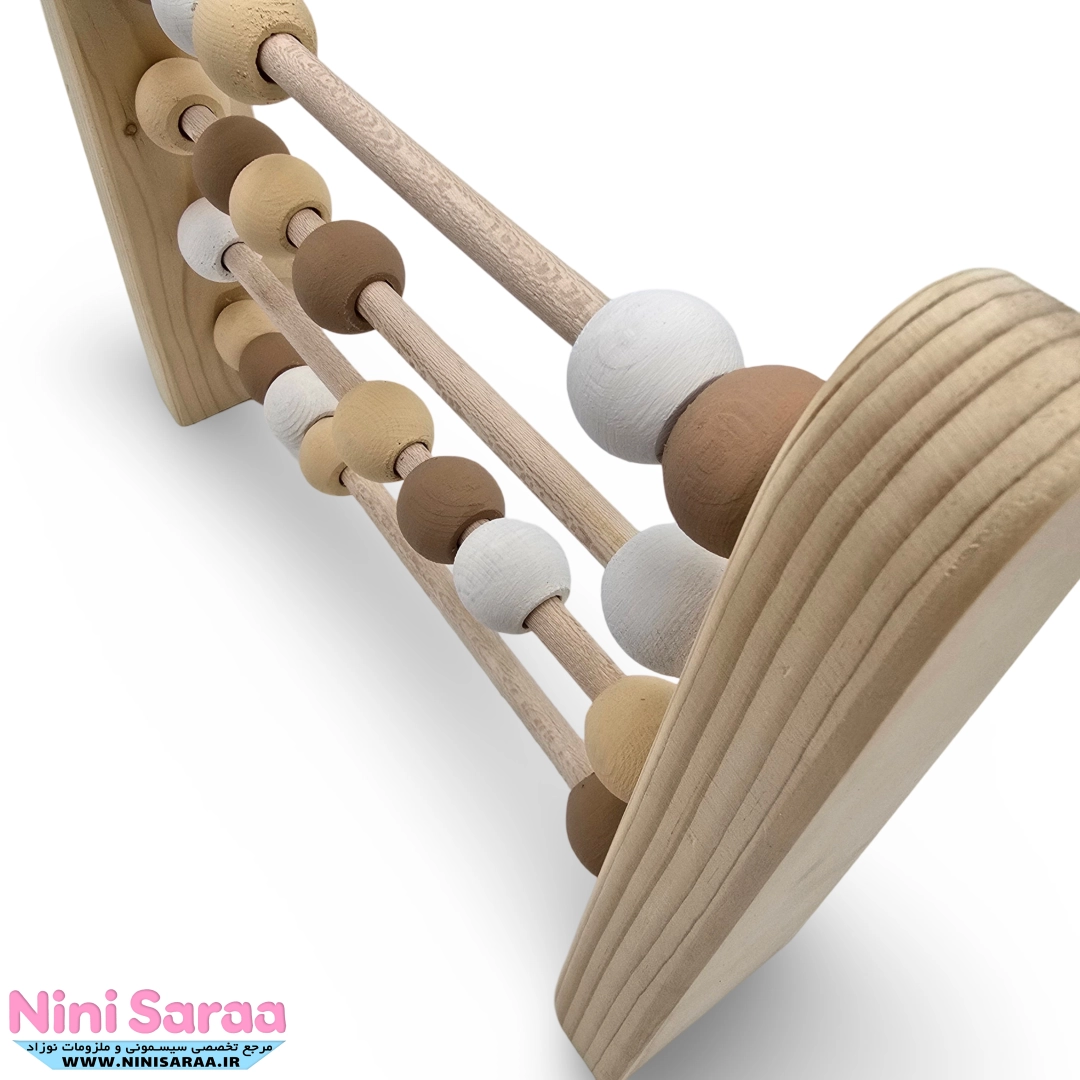 قیمت چرتکه چوبی کرم سیسمونی