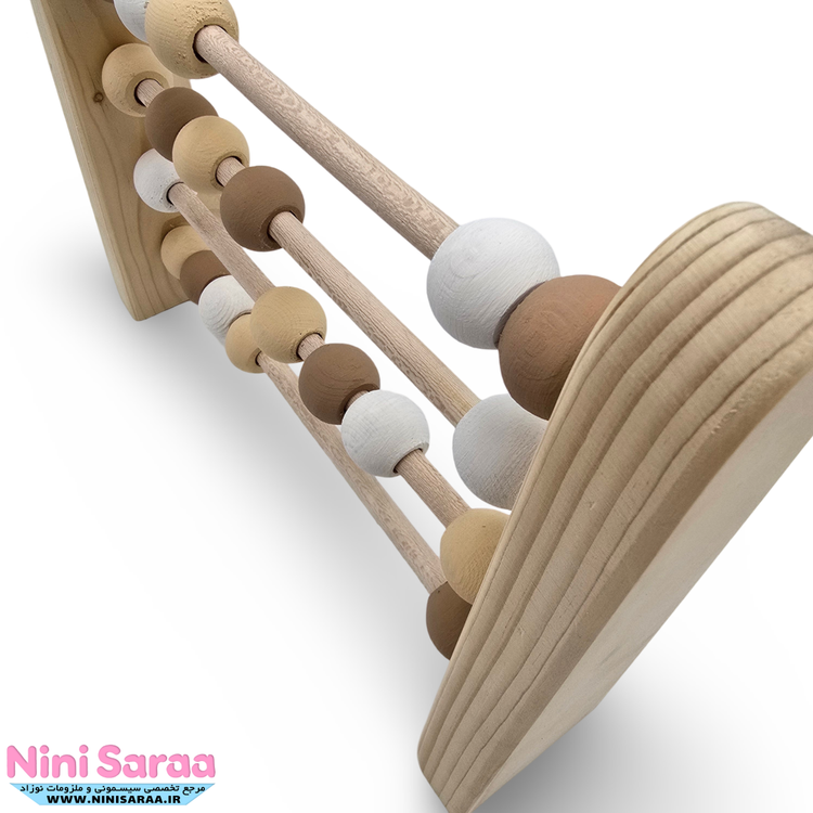 قیمت چرتکه چوبی کرم سیسمونی