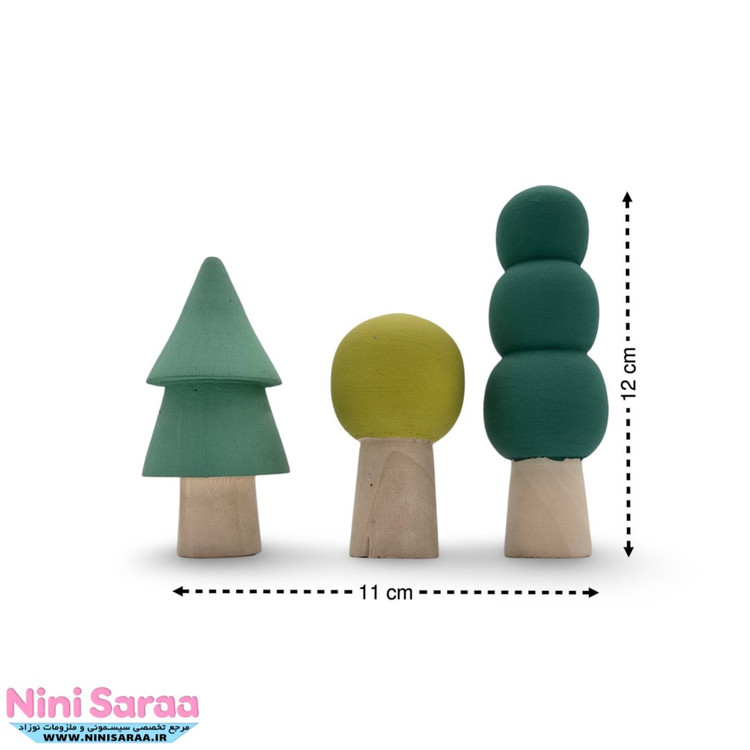 درخت چوبی اکسسوری اتاق نوزاد