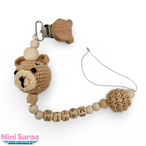 خرید بند پستانک چوبی