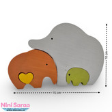 فیل چوبی نوزاد سیسمونی نوزاد