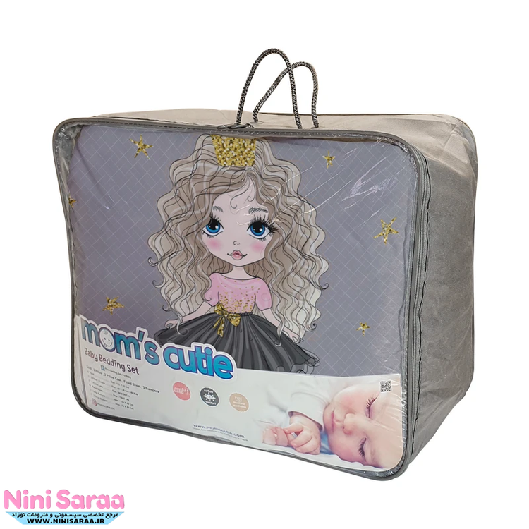 خرید آنلاین روتختی گارد دار تخت نوزاد سیسمونی