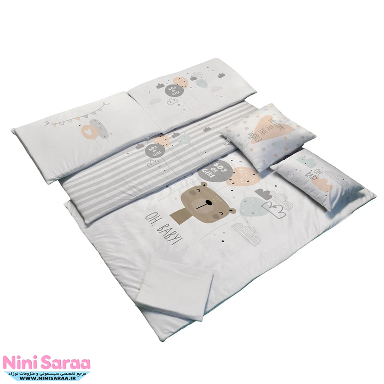 سفارش آنلاین روتختی هفت تکه گارد دار سیسمونی