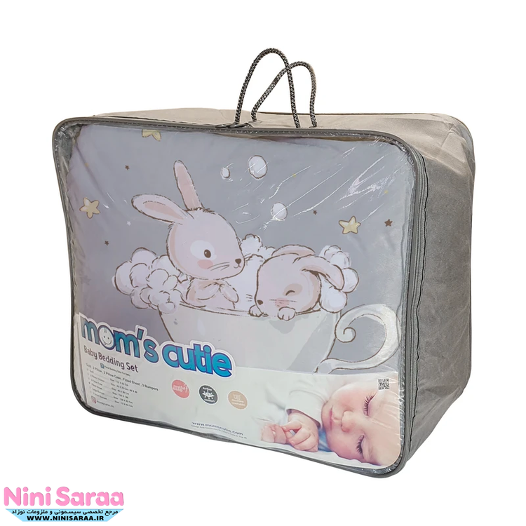 لیست قیمت روتختی گارد دار تخت نوزاد نوجوان طوسی