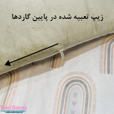 سفارش آنلاین روتختی گارد دار رنگین کمان تخت کودک نوجوان سیسمونی