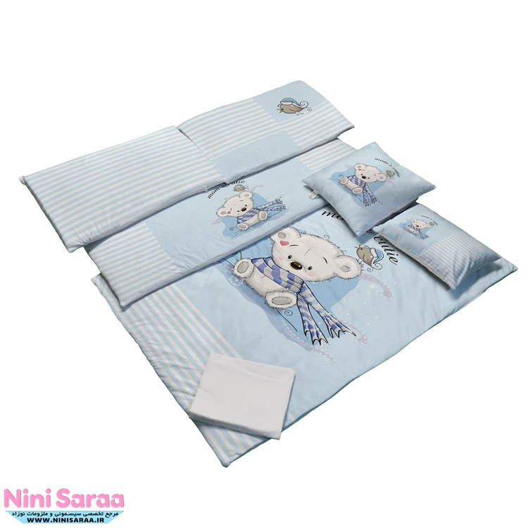 خرید روتختی تخت کودک نوجوان گارد دار مامز کیوتی