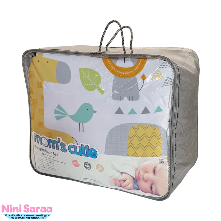 خرید روتختی گارد دار تخت کودک نوجوان فیل و زرافه