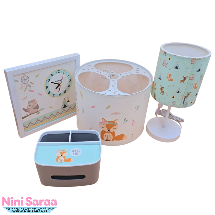 خرید ست لوستر اتاق کودک سبز پاستیلی