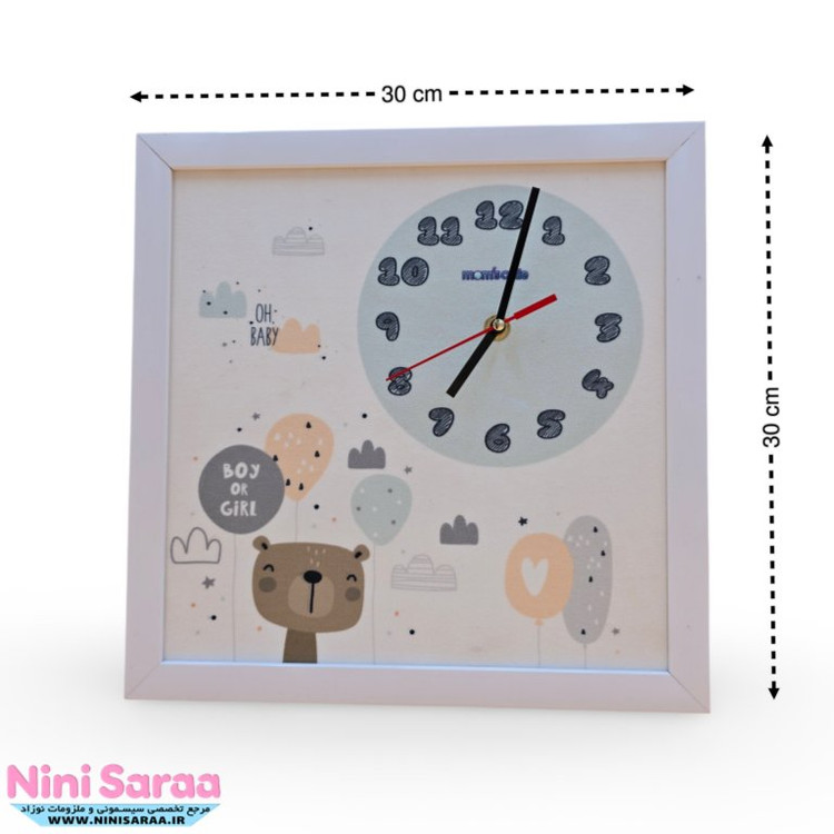 قیمت ساعت اتاق کودک تدی