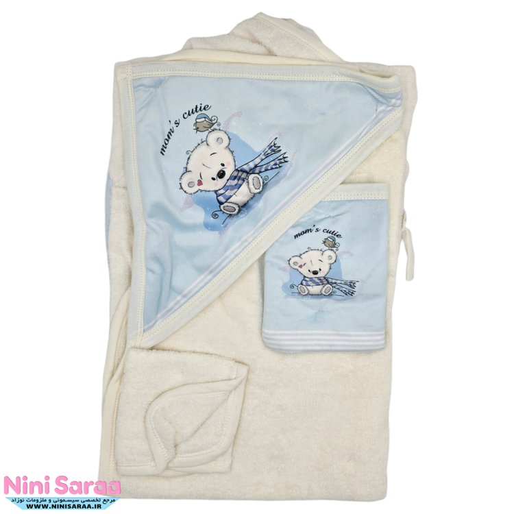 خرید آنلاین ست حوله عروسکی نوزاد