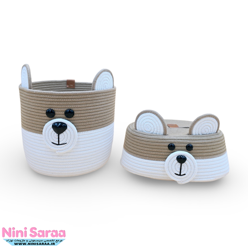 خرید سطل و جای دستمال کاغذی نوزاد تدی