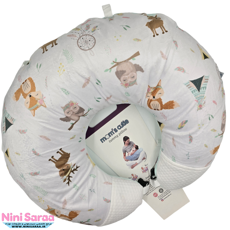 خرید بالشت شیردهی یو U نوزاد مامز کیوتی