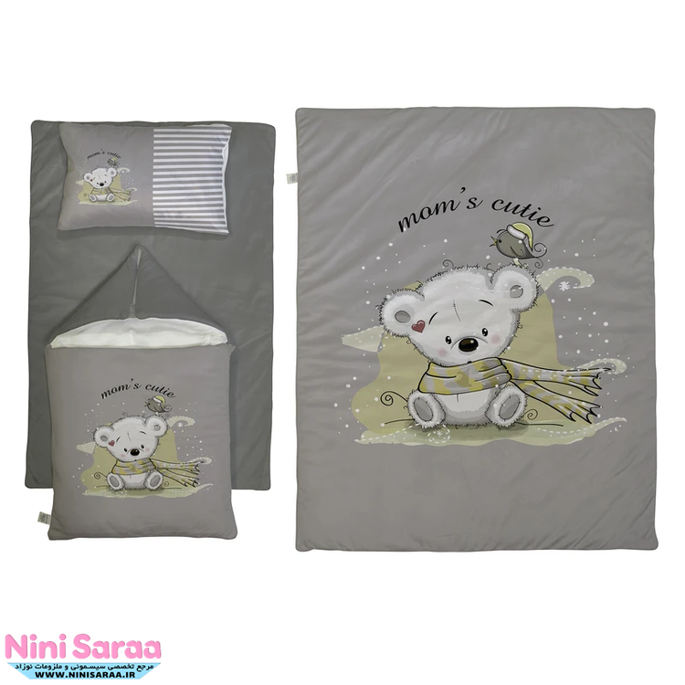 سفارش آنلاین سرویس خواب چهار تکه نوزاد درح جدید فیل و زرافه