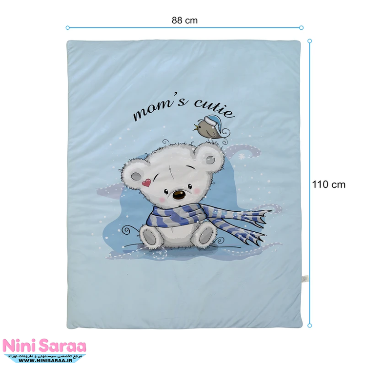 خرید آنلاین سرویس خواب و قنداق نوزاد مامز کیوتی