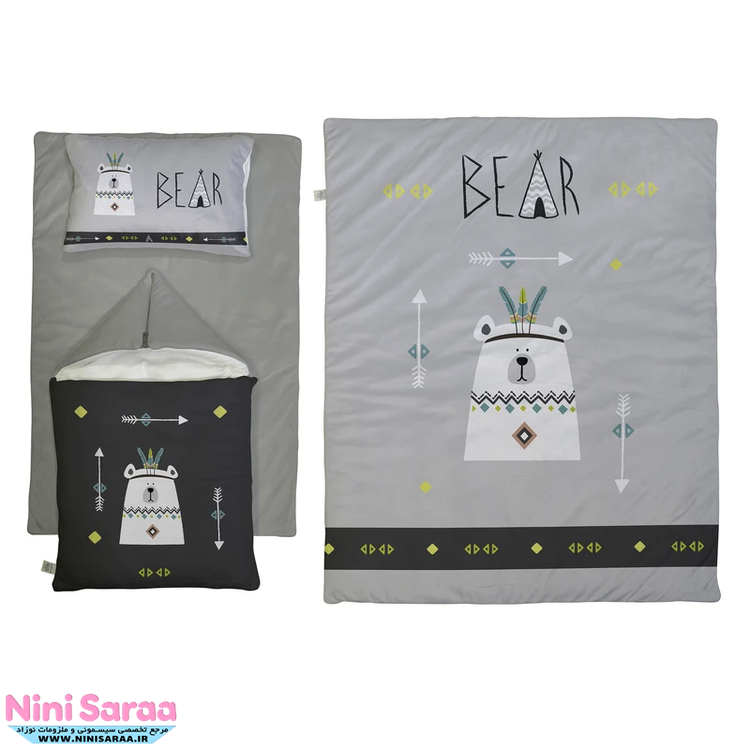 خرید آنلاین پتو تشک و قنداق خرس نوزاد سیسمونی