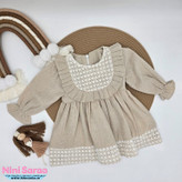 خرید پیراهن گیپوری دخترانه سیسمونی