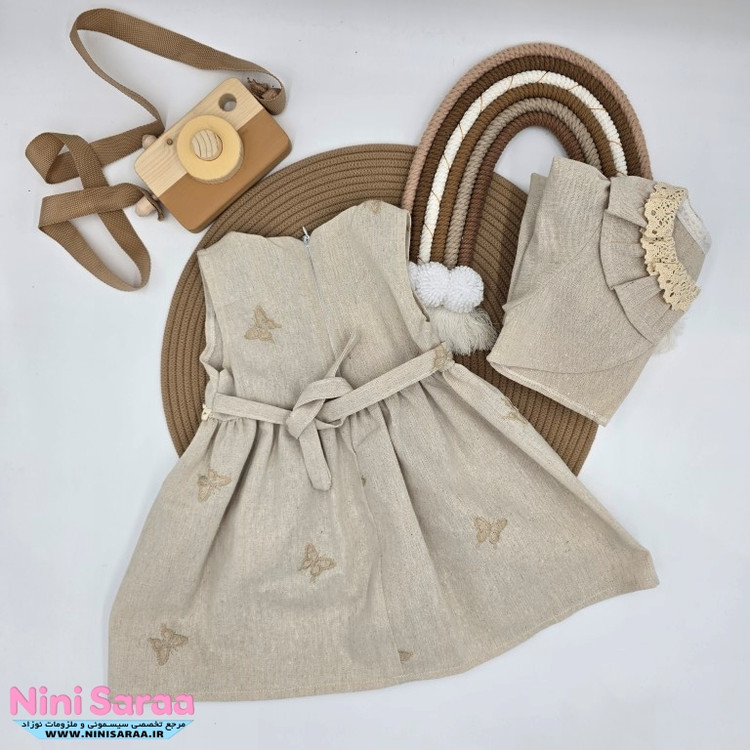 خرید آنلاین پیراهن مجلسی نوزادی دخترانه