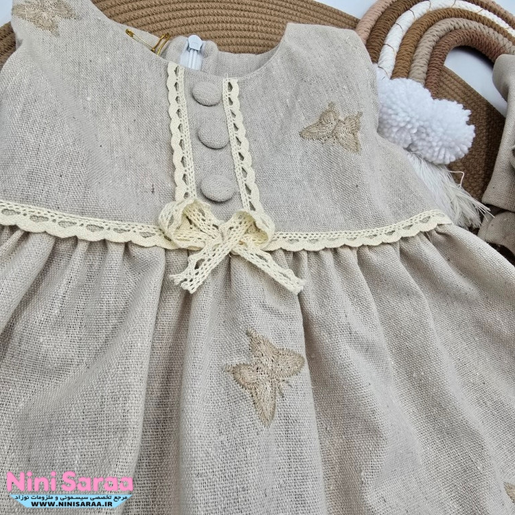سفارش آنلاین کت و پیراهن مجلسی نوزادی دخترانه