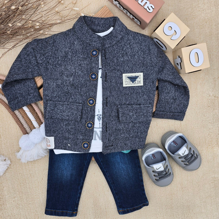 خرید ست لباس نوزادی ترک پسرانه