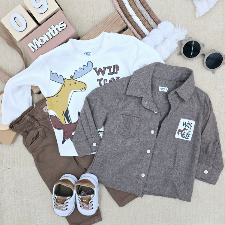 خرید ست لباس سه تکه پسرانه ترک نوزادی