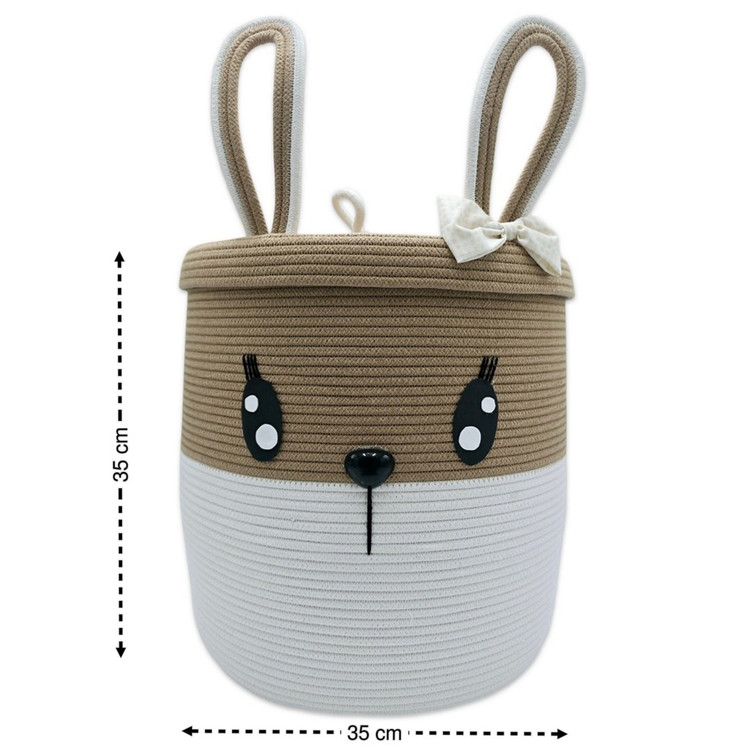 سبد درب دار وسایل نوزاد کرم