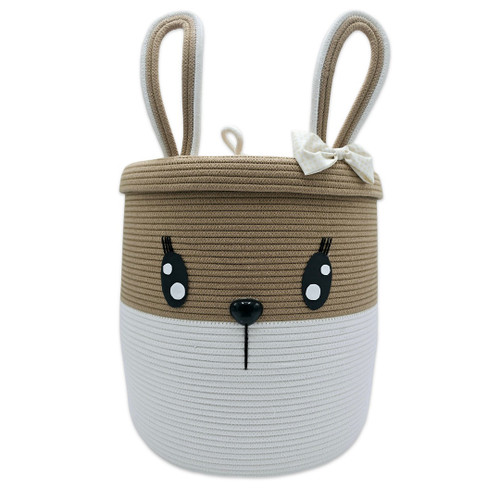 خرید سبد لباس کودک کرم