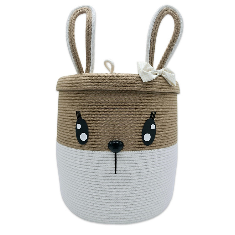 خرید سبد لباس کودک کرم