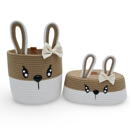 خرید سطل و جا دستمال نوزاد کرم