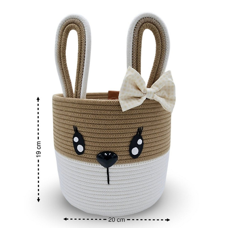 سطل زباله عروسکی اتاق کودک کرم