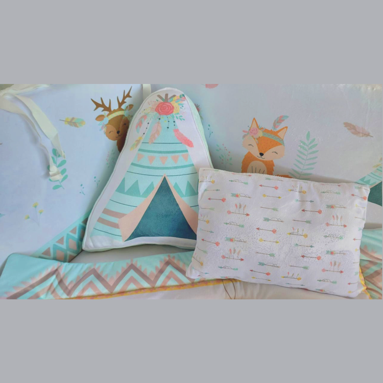 خرید آنلاین روتختی گارد دار تخت نوزاد نوجوان طرح جدید و پرفروش روباه و جنگل