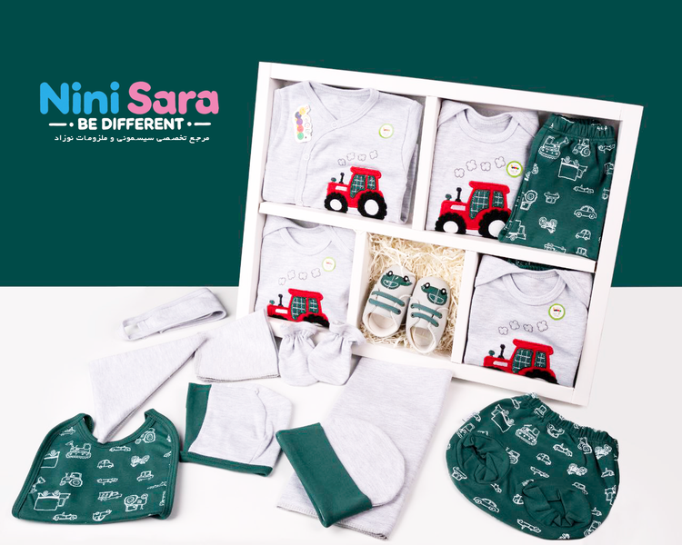 ست لباس بیمارستانی نوزاد