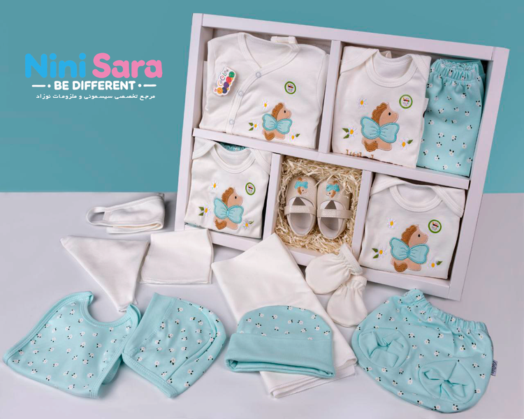 لباس جعبه ای نوزاد بیمارستانی