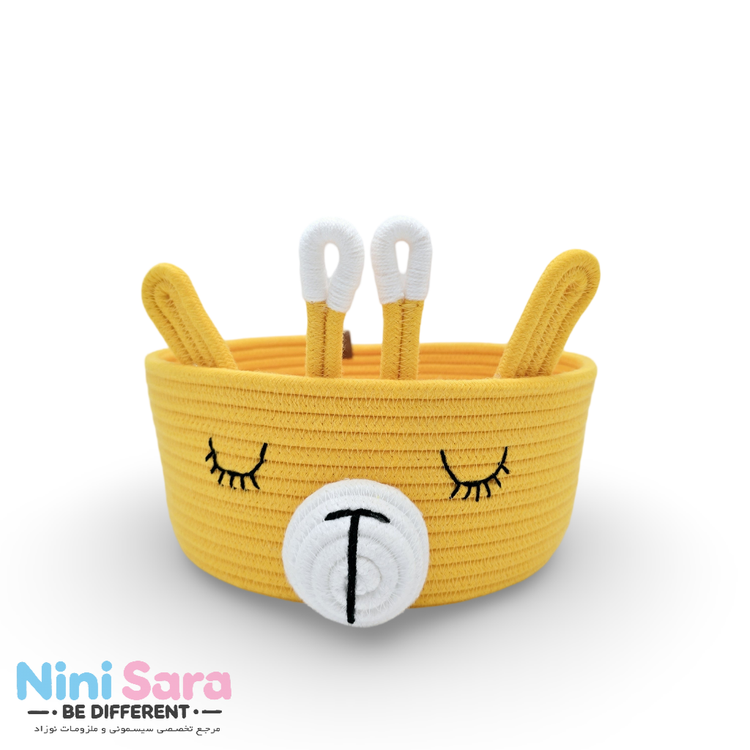 سبد نظم دهنده نوزاد زرافه زرد