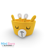 خرید سبد بهداشتی کودک زرافه زرد