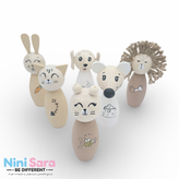 خرید بولینگ چوبی نوزاد مدل خرس تدی