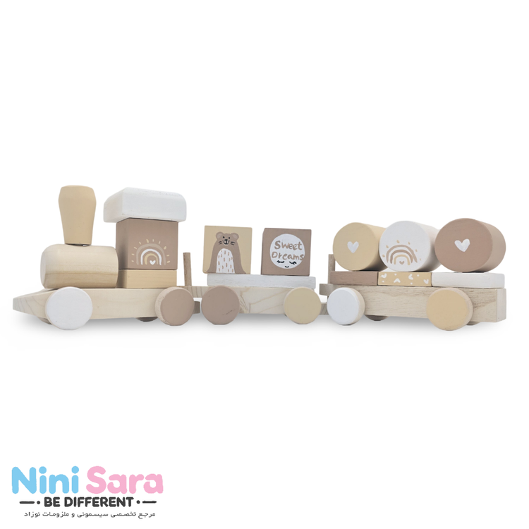 خرید قطار چوبی سیسمونی