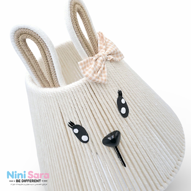 قیمت آباژور اتاق کودک خرگوش رنگ کرم