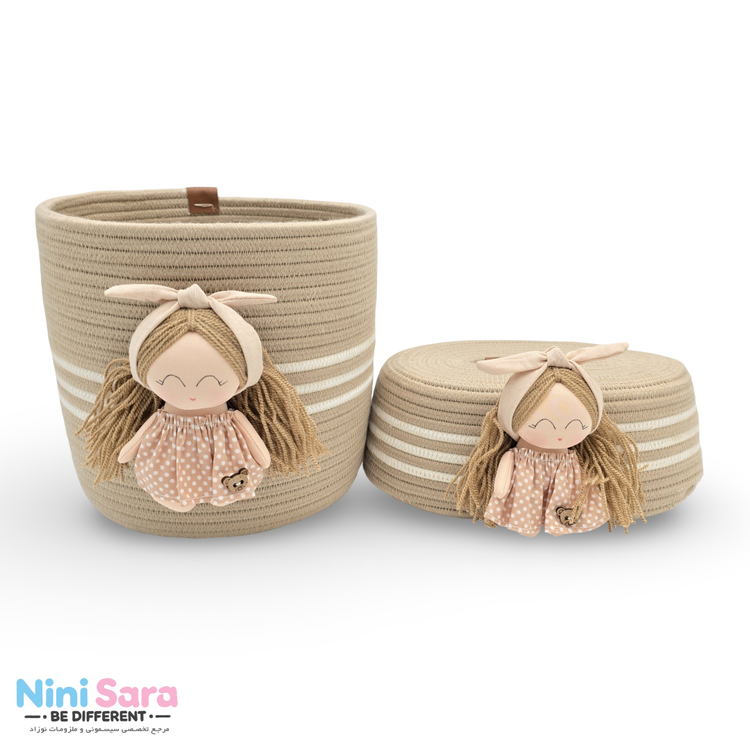 خرید سطل و جا دستمال دخترانه