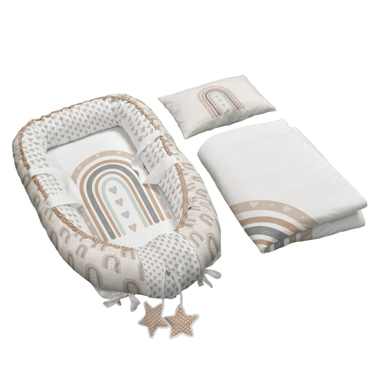 ست تشک لبه دار نوزاد رنگین کمان