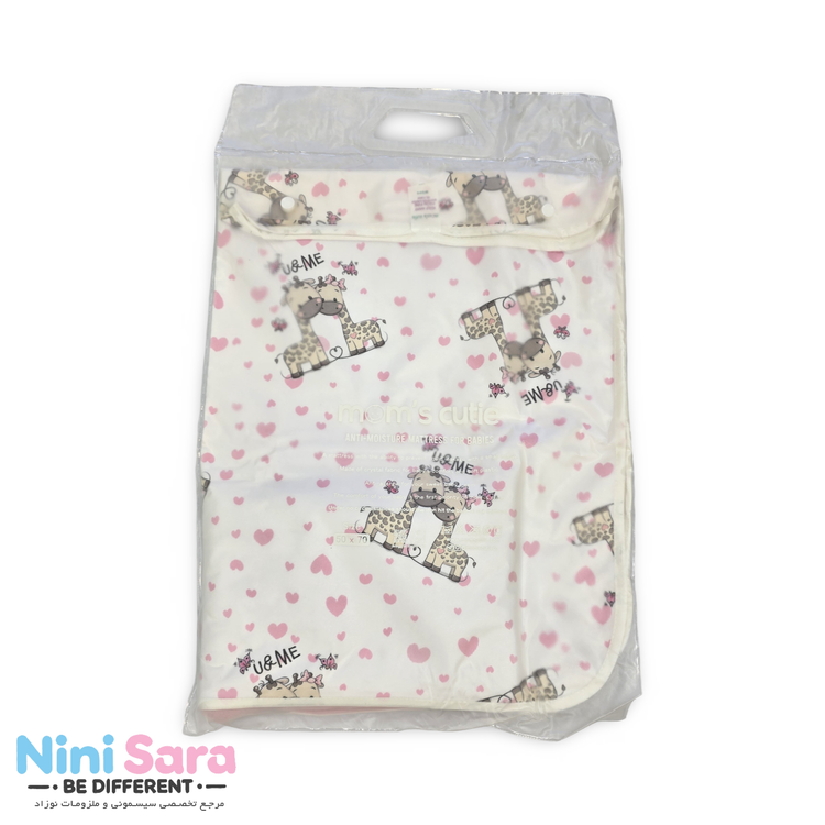 زیرانداز تعویض پوشک نوزاد مدل زرافه