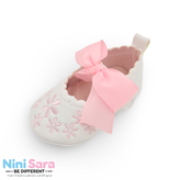 پاپوش دخترانه نوزادی صورتی