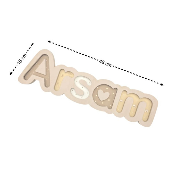 خرید تابلو اسم نوزاد