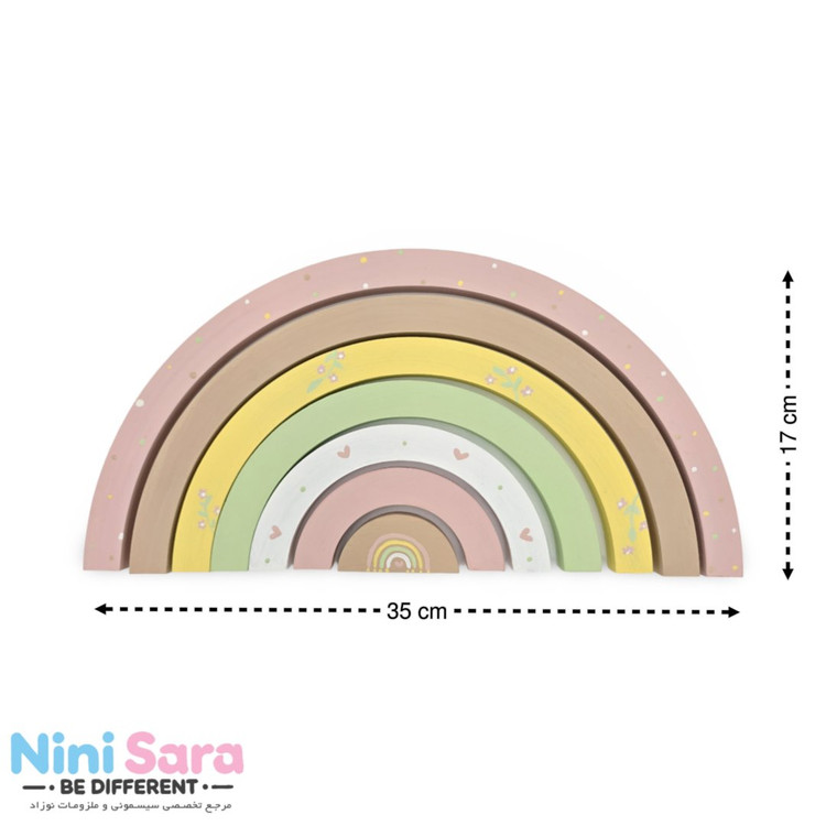سفارش رنگین کمان چوبی سیسمونی