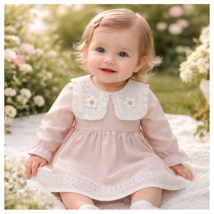 پیراهن نوزادی مجلسی دخترانه