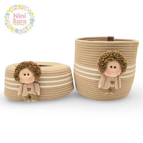 خرید ست سطل و جادستمال پسرانه